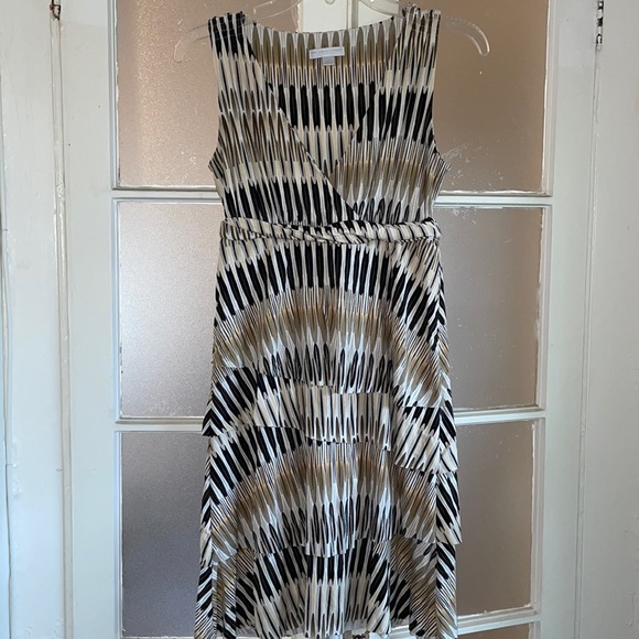 New York & Company Dresses & Skirts - Tan Print Summer Dress